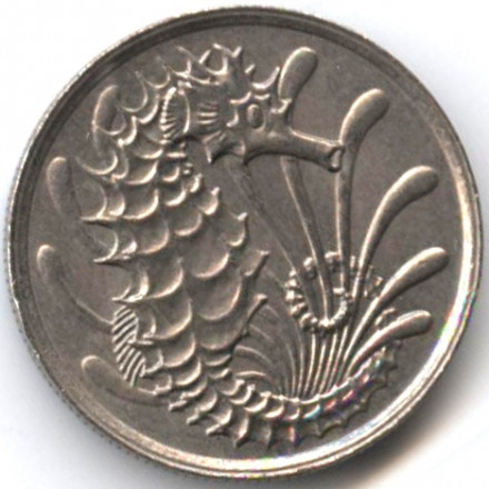Сингапур 10 центов 1977 год
