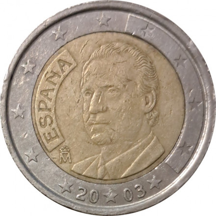 Испания 2 евро 2003 год
