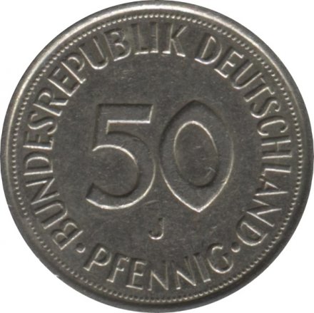 ФРГ 50 пфеннигов 1989 год (J)