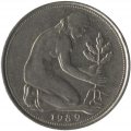 ФРГ 50 пфеннигов 1989 год (J)