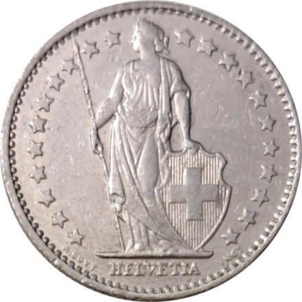 Швейцария 1/2 франка 1980 год