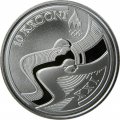 Эстония 10 крон 2010 год - XXI зимние Олимпийские Игры, Ванкувер Ag в футляре