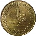 ФРГ 5 пфеннигов 1986 год - J