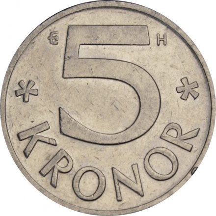 Швеция 5 крон 2003 год - Король Карл XVI Густав