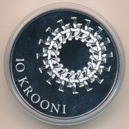 Эстония 10 крон 2009 год