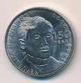 Филиппины 1 песо 2011 год - 150 лет со дня рождения Хосе Рисала