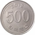 Южная Корея 500 вон 2012 год - Маньчжурский журавль