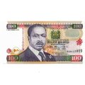 Кения 100 шиллингов 2002 год - Президент Даниэль Тороитич Арап Мои UNC