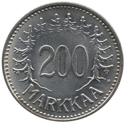 Финляндия 200 марок 1956 год
