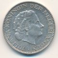 Нидерланды 1 гульден 1957 год