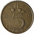 Нидерланды 5 центов 1970 год