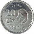 Фиджи 20 центов 2012 год - Какаду