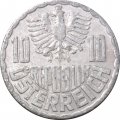 Австрия 10 грошей 1962 год
