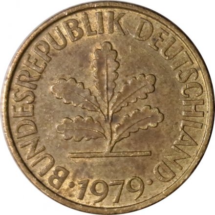 ФРГ 10 пфеннигов 1979 год - G