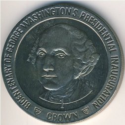 Остров Мэн 1 крона 1989 год
