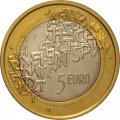 Финляндия 5 евро 2006 год - Председательство Финляндии в ЕС (в буклете)