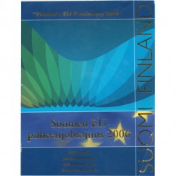 Финляндия 5 евро 2006 год - Председательство Финляндии в ЕС (в буклете)
