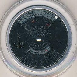 Конго 5 франков 2004 год