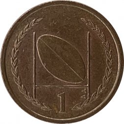 Остров Мэн 1 пенни 1996 год