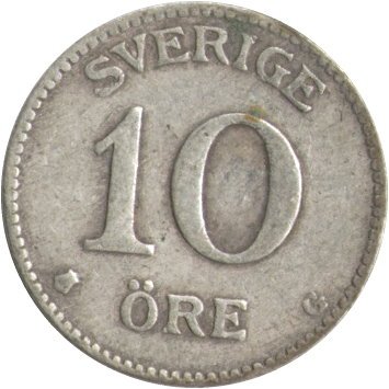 Швеция 10 эре 1929 год