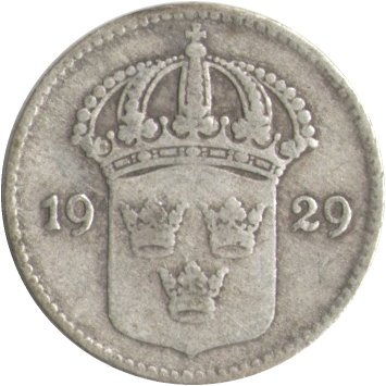 Швеция 10 эре 1929 год