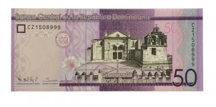 Доминикана 50 песо 2015 года - UNC