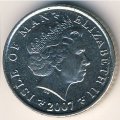 Остров Мэн 5 пенсов 2007 год (отметка &quot;AA&quot; на реверсе)