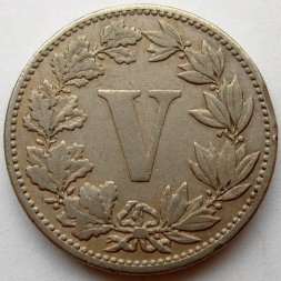 Мексика 5 сентаво 1883 год
