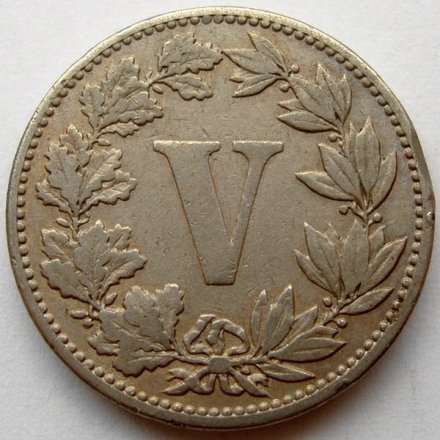 Мексика 5 сентаво 1883 год