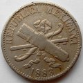 Мексика 5 сентаво 1883 год