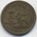 Монако 50 сантимов 1924 год Лучник