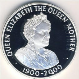 Монета Остров Святой Елены 50 пенсов 2000 год
