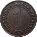Веймарская республика 1 рейхспфенниг 1933 год (A)