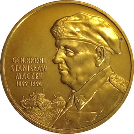 Польша 2 злотых 2003 год - Бригадный генерал Станислав Мачек (1892-1994)