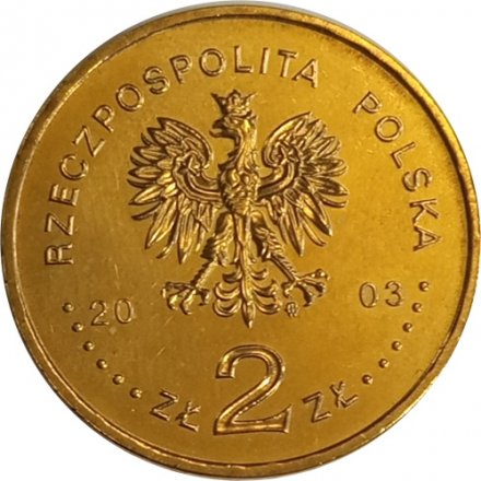 Польша 2 злотых 2003 год - Бригадный генерал Станислав Мачек (1892-1994)