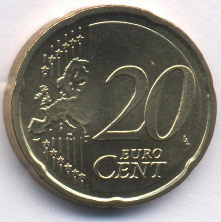 Германия 20 евроцентов 2013 год (J)