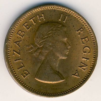 ЮАР 1/2 пенни 1955 год