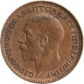 Великобритания 1 фартинг 1927 год - Король Георг V