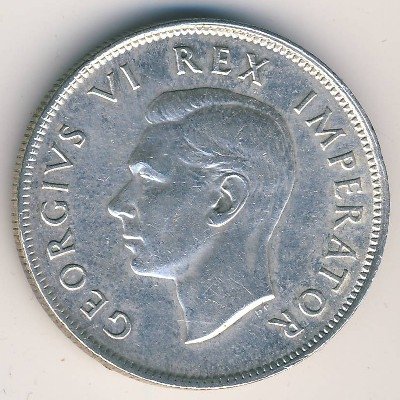 ЮАР 2 1/2 шиллинга 1942 год - Король Георг VI
