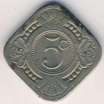 Кюрасао 5 центов 1948 год