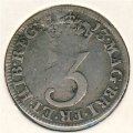 Великобритания 3 пенса 1713 год