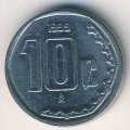 Мексика 10 сентаво 1999 год
