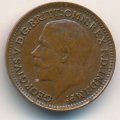 Великобритания 1/3 фартинга 1913 год