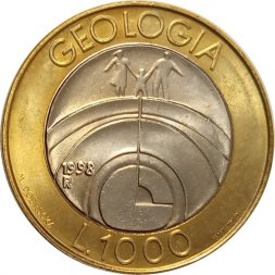 Сан-Марино 1000 лир 1998 год