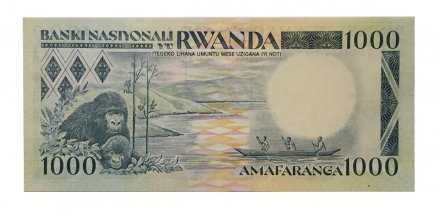 Руанда 1000 франков 1988 год - UNC