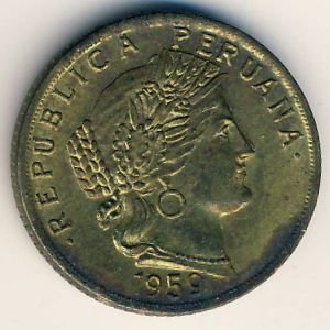 Перу 10 сентаво 1959 год