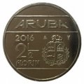 Аруба 2 1/2 флорина 2016 год