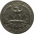 США 25 центов (1/4 доллара) 1968 год - Джордж Вашингтон (без отметки МД)