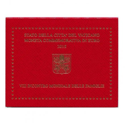 Ватикан 2 евро 2015 год - VIII Всемирная встреча семей в Филадельфии