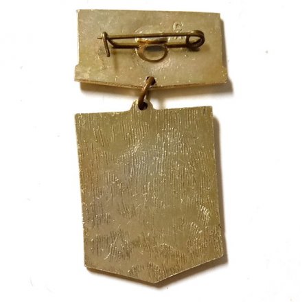 Значок Герои космоса - гвардейцам пятилетки